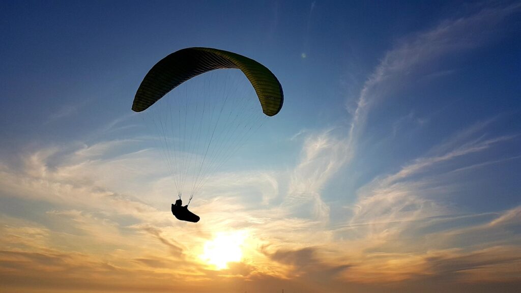 paraglider sunset, paragliding, freedom, free, paraglider, ease, nature, flying, dragon fly, enjoyment of life, pleasure, sun, sunset, relaxation, happy, motivation, coaching, infinity, mentally, inspiration, energy, self-love, creativity, power, paragliding sky